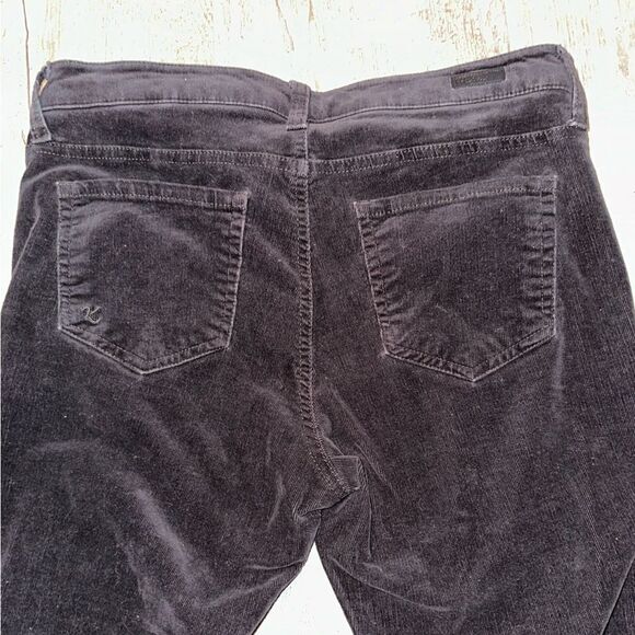 KUT from the kloth Karen Baby boot cut stretch black 5 pocket soft corduroy sz 8 - Picture 10 of 14
